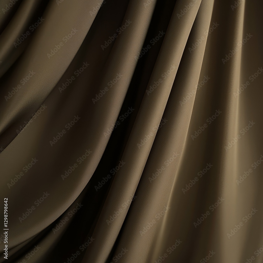 Poster fabric drapes in army green color with camouflage pattern providing a subtle yet versatile backdrop 