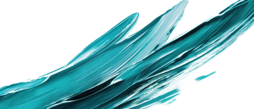 Creative abstract colorful art brush strokes isolated on white background for modern home decor, wall art, interior design and artistic projects.