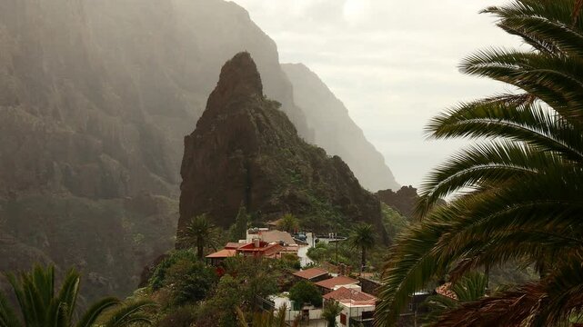 masca village on tenerife island 4k 25fps video