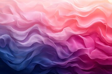 Obraz premium Pink and blue wave with a purple stripe. The colors are vibrant and the wave appears to be flowing