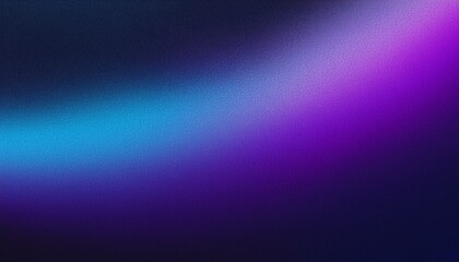 Dark blue purple glowing grainy gradient background black noise texture poster header banner design