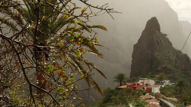 masca village on tenerife island 4k 25fps video