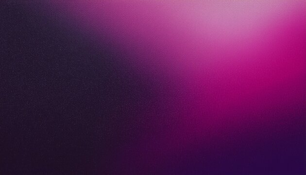 Dark purple grainy grainy gradient texture background, abstract glowing pink magenta black poster banner design, copy space
