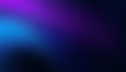 Dark blue purple glowing grainy gradient background black noise texture poster header banner design