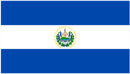 Flag of El Salvador – Editable SVG Vector in High Resolution