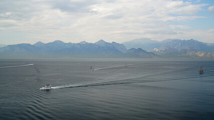 coast within the city of Antalya, Turkey