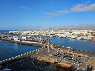 Fototapeta premium Arrecife Lanzarote Altstadt, Hafen und Sehenswürdigkeiten