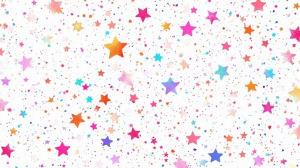 Twinkling Confetti in a Stars and Stripes Pattern