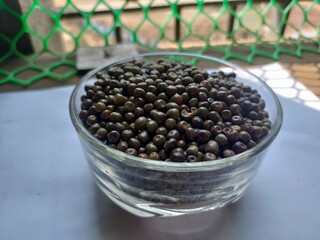 Black peas, parched peas or dapple peas, purple-podded peas or Pisum sativum var arvense