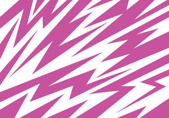 "Radical Lines: Purple and White Contrast,spikes and zigzag pattern