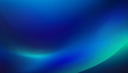 A vibrant, abstract gradient background with a smooth transition from deep blue to bright blue, with a soft green blend in between.	