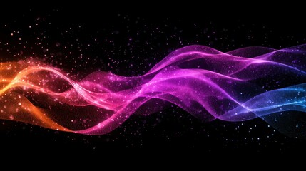 Obraz premium Fireworks Show with Colorful Streaks and Bursts