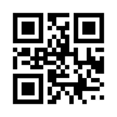 scan me QR code icon. Fake template of qr code