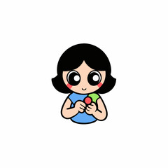 a magical anime girl with sparkling fairy wings