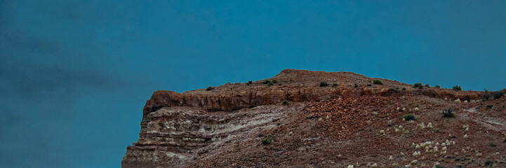 Steepe mountain landscape, chubut province, patagonia, argentina