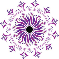 abstract purple color flower background
