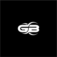 GB Letter Initial Logo Design Template Vector Illustration