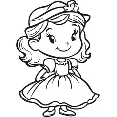 Fototapeta premium Coloring book