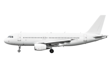 Airplane png transparent background isolated aircraft image for design projects and presentations