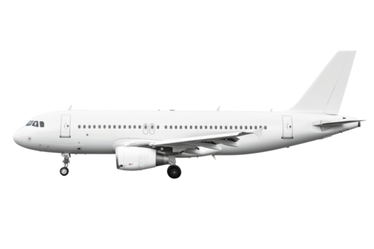 Airplane png transparent background isolated aircraft image for design projects and presentations