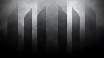 Abstract Geometric Ascendancy in Gray Scale Graphic Design Backdrop Moody and Atmospheric Look