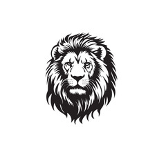lion head vector