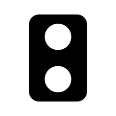 Outdoor speaker solid icon, weather-resistant for outdoor use.