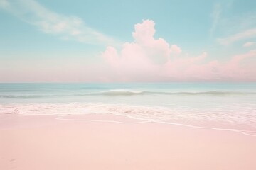 Obraz premium Pastel background beach outdoors horizon.