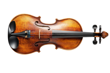 Elegant violin display studio high-quality png background transparent environment artistic viewpoint musical concept
