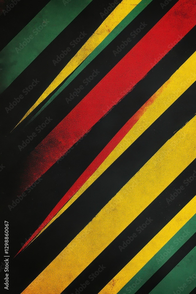 Poster abstract diagonal stripes background red yellow green glitter texture with patterns and lines modern