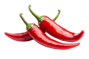 Red chili peppers png transparent background fresh produce food photography culinary art natural light culinary concept