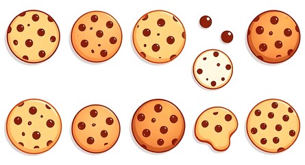 Obraz premium set of cookies