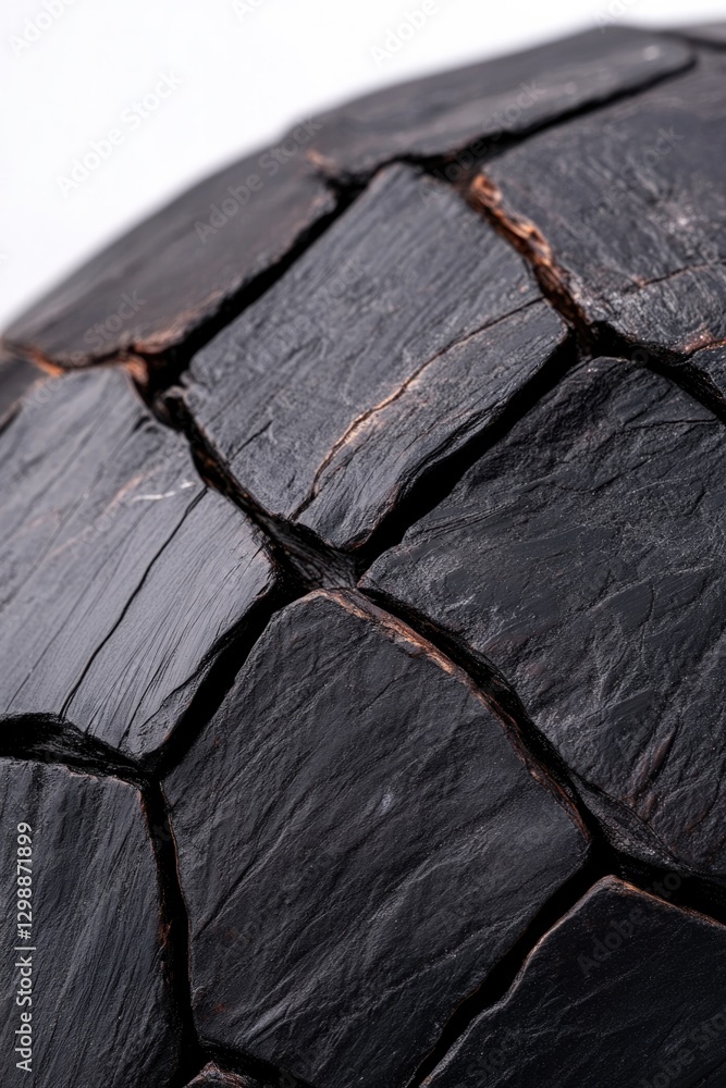 Poster close-up of textured surface of sea turtle shell revealing intricate patterns and natural colors