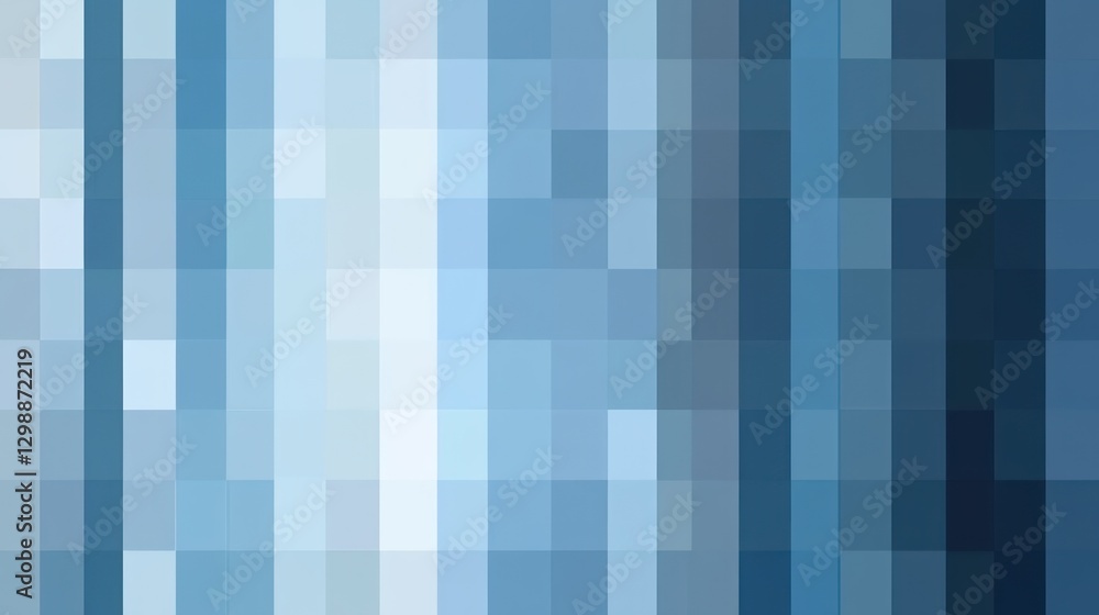 Poster abstract blue pixel background texture with gradient light and dark