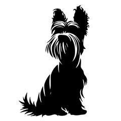 Miniature Schnauzer SVG, Silhouettes svg, Dog Peeking SVG for Cricut, Schnauzer clipart, png Cut file, iron on, vector, vinyl shirt design
