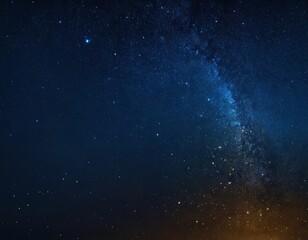 Obraz premium A stunning view of the starry night sky showcasing a rich tapestry of stars and cosmic dust.