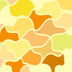 Yellow wave for background 