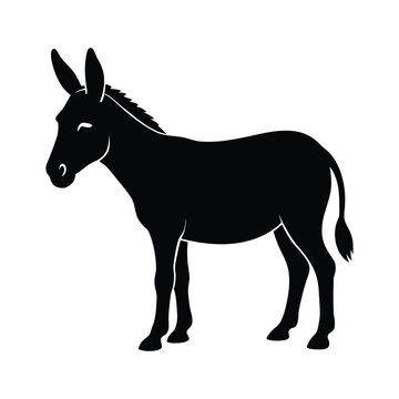recommend clip art: donkey vector silhouette 