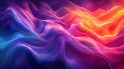 Obraz premium Surreal Color Waves: Dynamic Backdrop for Social Media and E-Commerce