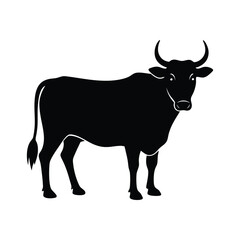 Vector cow silhouette 