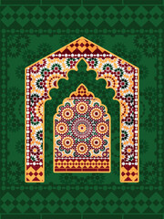 Ornamental Archway Design & Geometrical Patterns, reflecting traditional ornamental design elements.

