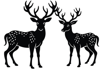 deer silhouettes