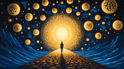 Pathway to enlightenment and cosmic awareness.