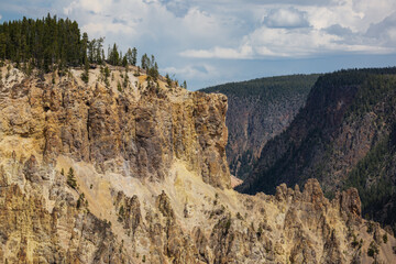 Naklejka premium Views of Yellowstone's Grand Canyon.