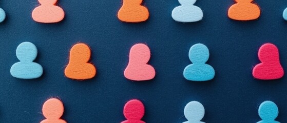 Obraz premium Networking Infographics concept. Vibrant Abstract Geometric Shapes Infographic Design for Networking Concept