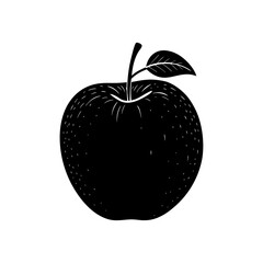 vector illustration of an apple isolated