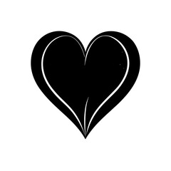 heart shape vector illustration