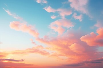 Obraz premium Sunset sky backgrounds outdoors horizon.