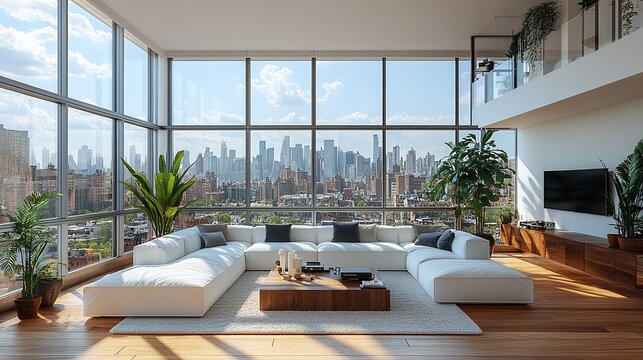 luxury maisonette with city view