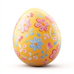 Fototapeta premium easter egg cute on white background